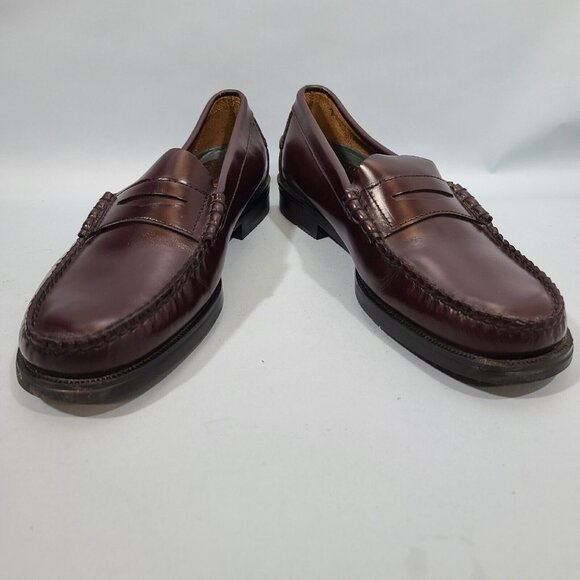 Sebago Burgandy Beefroll Penny Loafer Dress Shoes Handcrafted Leather Mens 10 main image 8